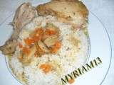 Poulet sauce blanche