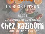 Bloganniversaire et concours Kazidomi