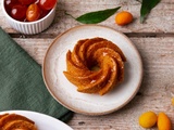 Mini bundt cakes vegan orange et kumquats confits