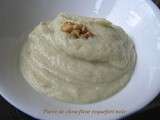 Puree chou-fleur roquefort noix