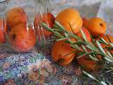 Confiture d'abricots au romarin du jardin