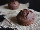 Muffins au chocolat noir et aux marrons