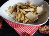 Penne aux aubergines et tomates séchées