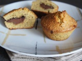 Petits gâteaux à la noisette avec un coeur chocolaté