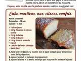 Publication dans Ôdélices de mon cake aux citrons confits