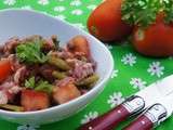 Salade rapide lentilles & lardons