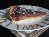 Tarte bananes et chocolat noir