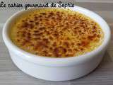 Crème brûlée à la fève tonka