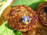 Galettes de pommes de terre /sarrasin/cèpes