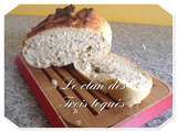 Pain aux graines de lin brun