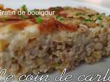 Gratin de boulgour