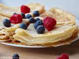 Crêpes vegan au lait d’amande