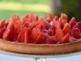 Tarte aux fraises bien gourmande