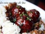 Boulettes de porc teriyaki