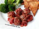 Boulettes de viande et salsa