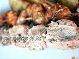 Brochettes de porc souvlaki