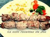 Brochettes de porc souvlaki