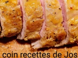 Filet de porc mariné moutarde et érable