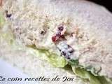 Garniture de poulet aux canneberges pour sandwich ou autre