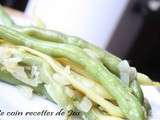 Haricots verts braisés