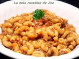 Macaroni à la viande dans une seule casserole