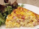 Quiche jambon et fromage