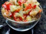 Salade de quinoa, concombre et tomates