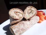 Wraps au thon et au cari