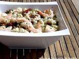 Salade de chou-fleur aux crevettes