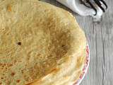 Crêpes sans gluten à la vanille