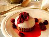 Panna cotta cake aux fruits rouges