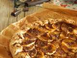 Tarte rustique pomme orange & chocolat