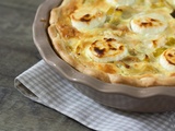 Quiche poireaux et chèvre frais