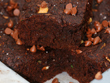 Brownie sans beurre et sans œufs à la courgette