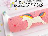 Gâteau roulé licorne