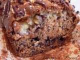 Banana Bread aux Éclats de Chocolat et Croûte de Noix