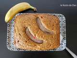 Banana Bread aux Pralines et Chocolat Blanc *Cake Factory