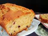 Cake à l'épeautre , Cranberrys et Chocolat Blanc