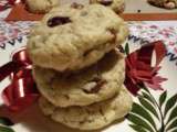 Cookies Chocolat Blanc et Cranberrys