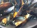 Moules au curry-coco