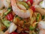 Salade de papaye verte aux crevettes