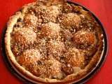 Tarte crumble amandes et abricots