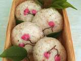 Onigiris à la fleur de cerisier 桜のおにぎり