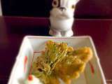 Tempura de feuilles de céleris セロリの葉の天ぷら