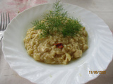 Risotto au filet de loup