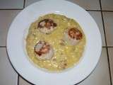 Risotto de potiron et noix de St Jacques