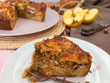 Gâteau moelleux aux pommes, noisettes et noix (companion ou non)