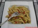 One pot pasta tomates pesto chorizo