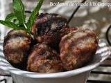 Boulettes de Viande à la Grecque