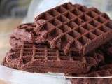 Ceci n'est pas un gaufre... mais un biscuit au chocolat